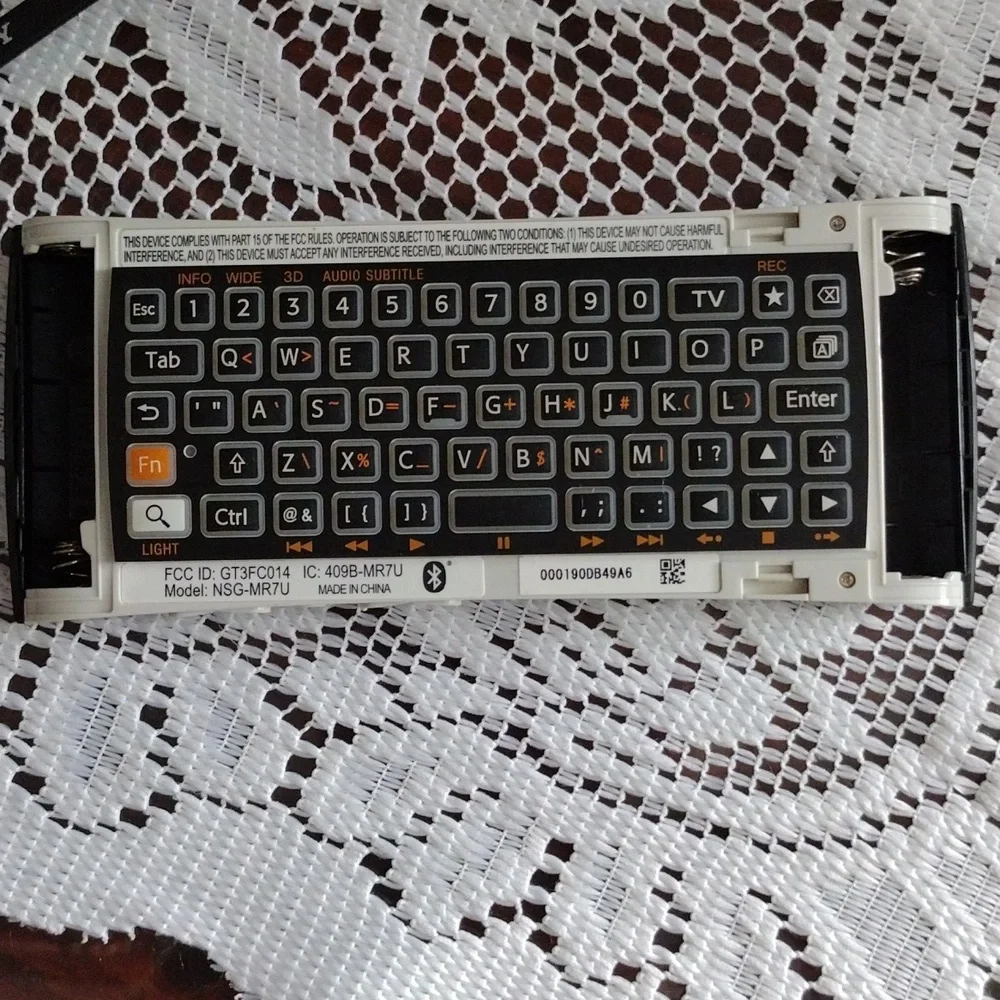 Sony Internet player remote